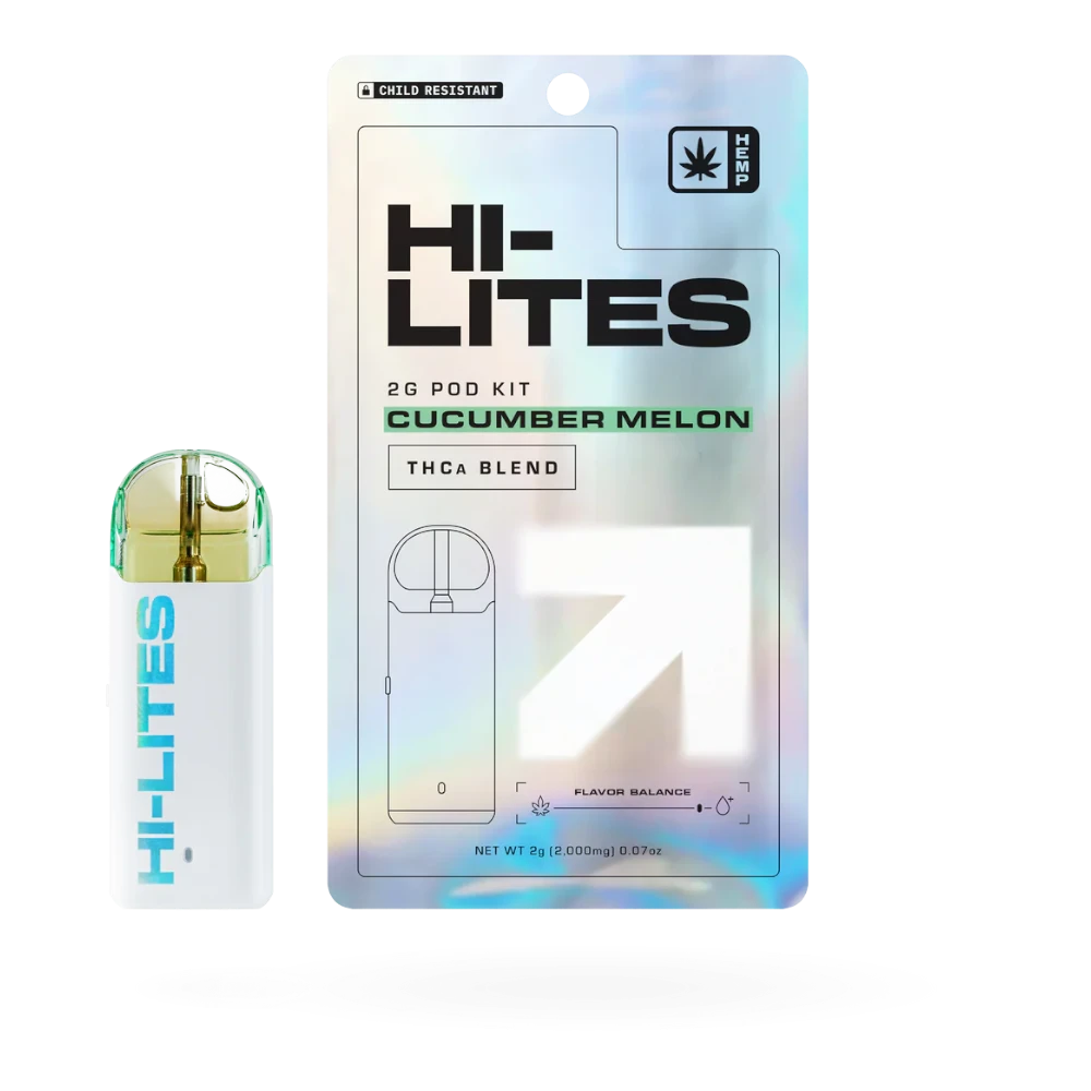 hi lites | vape desechable | kit de cápsulas de thc | 2 g (copia) cake badder