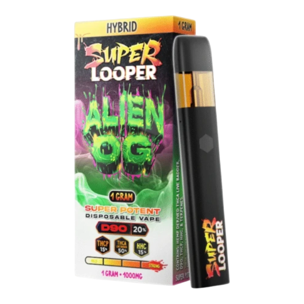 looper vape desechable 1gr superlooper superpotente hhc,thcp,d90,thca + terpenos