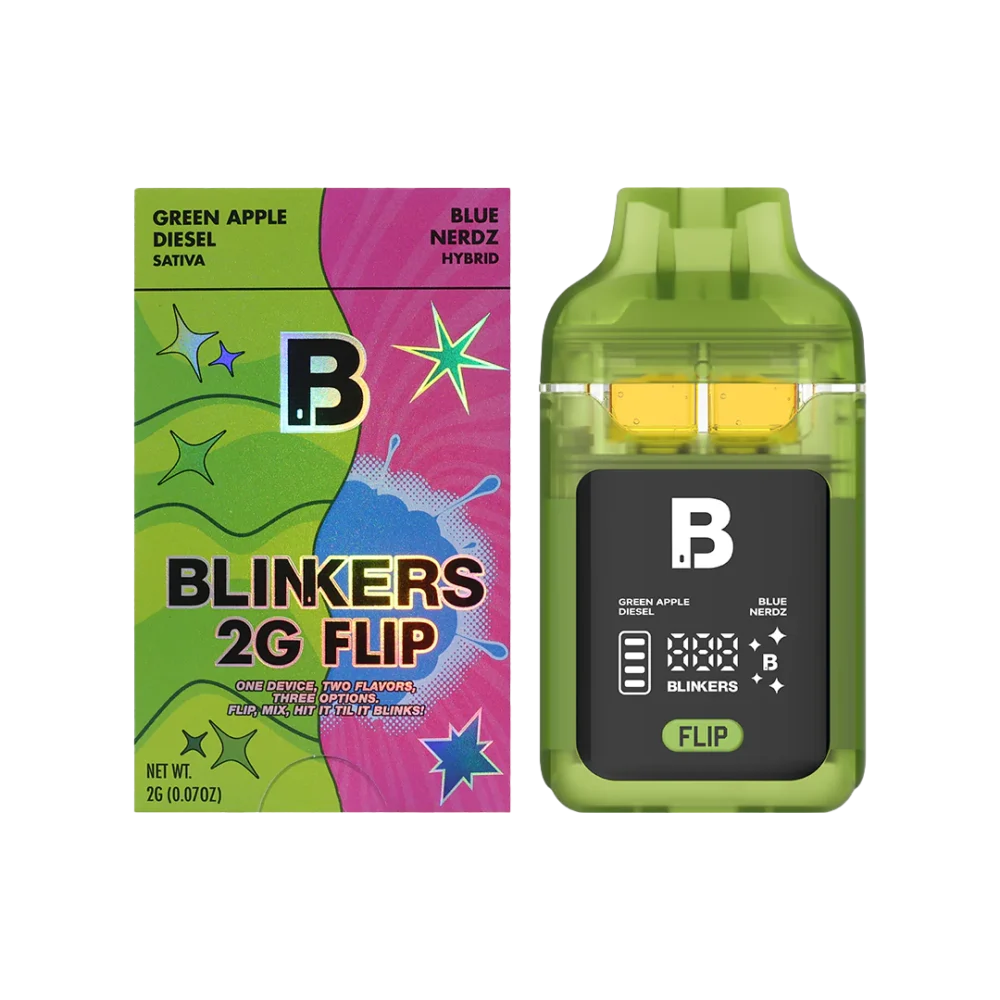 bh 2g flip dual green apple diesel x blue nerdz box2