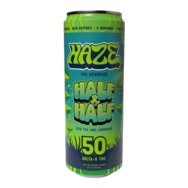 haze half half iced tea and lemonade thc beverage – 50mg
