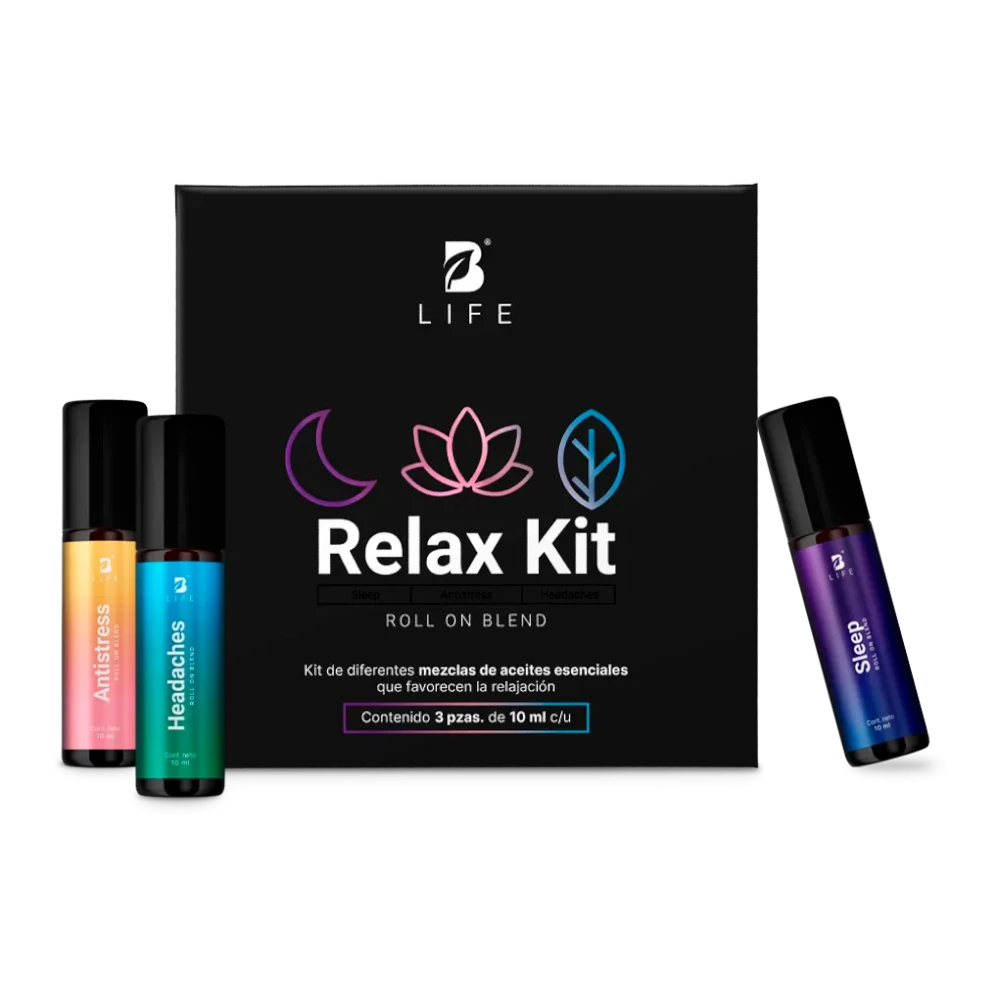 b life | headaches | aceite roll on | alivia migrañas, tensión y estrés |10 ml c/u | 3 piezas (copia)