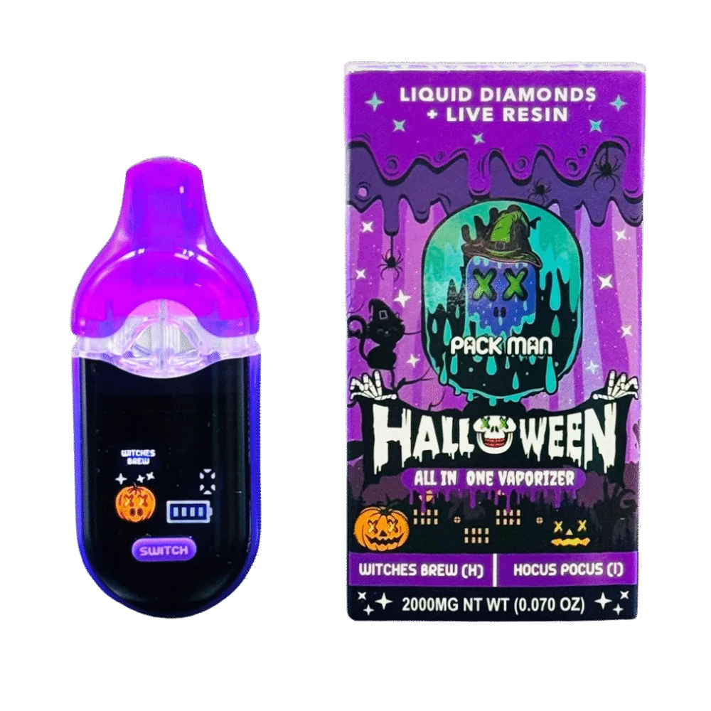 packman halloween duo flavor liquid diamond + live resin