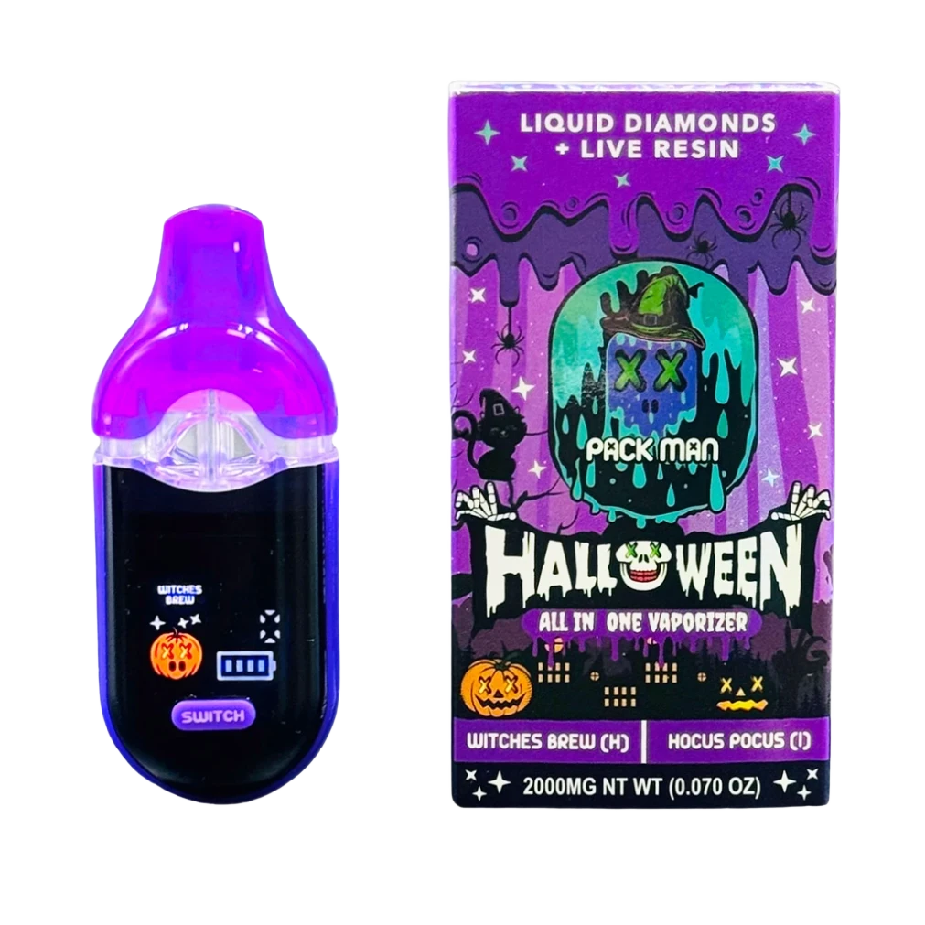 packman halloween duo flavor liquid diamond + live resin