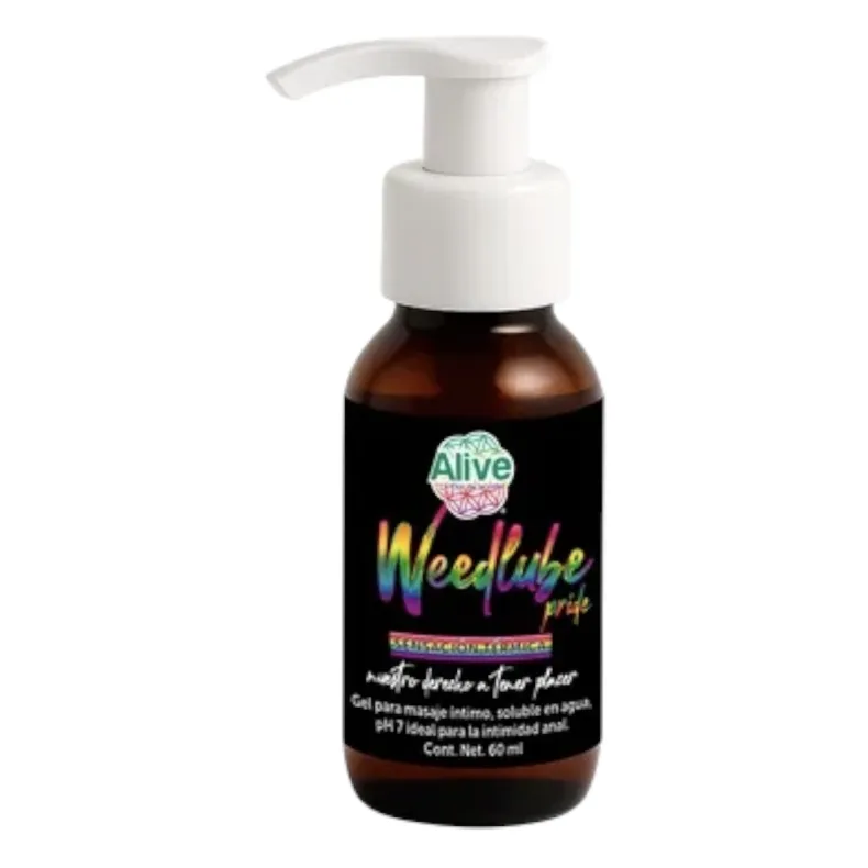 weedlub pride / lubricante anal / termo sensible / 60ml