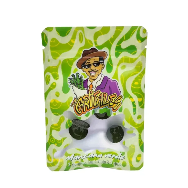 profesor grifales emojis delta 9 thc 48mg 3 pzs manzana verde