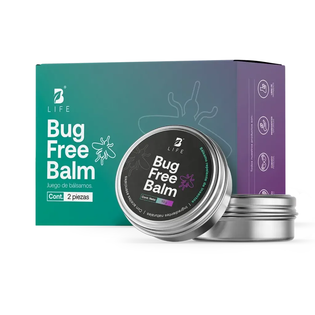 b life | juego de bálsamos repelentes de insectos | 113 g c/u | 2 piezas