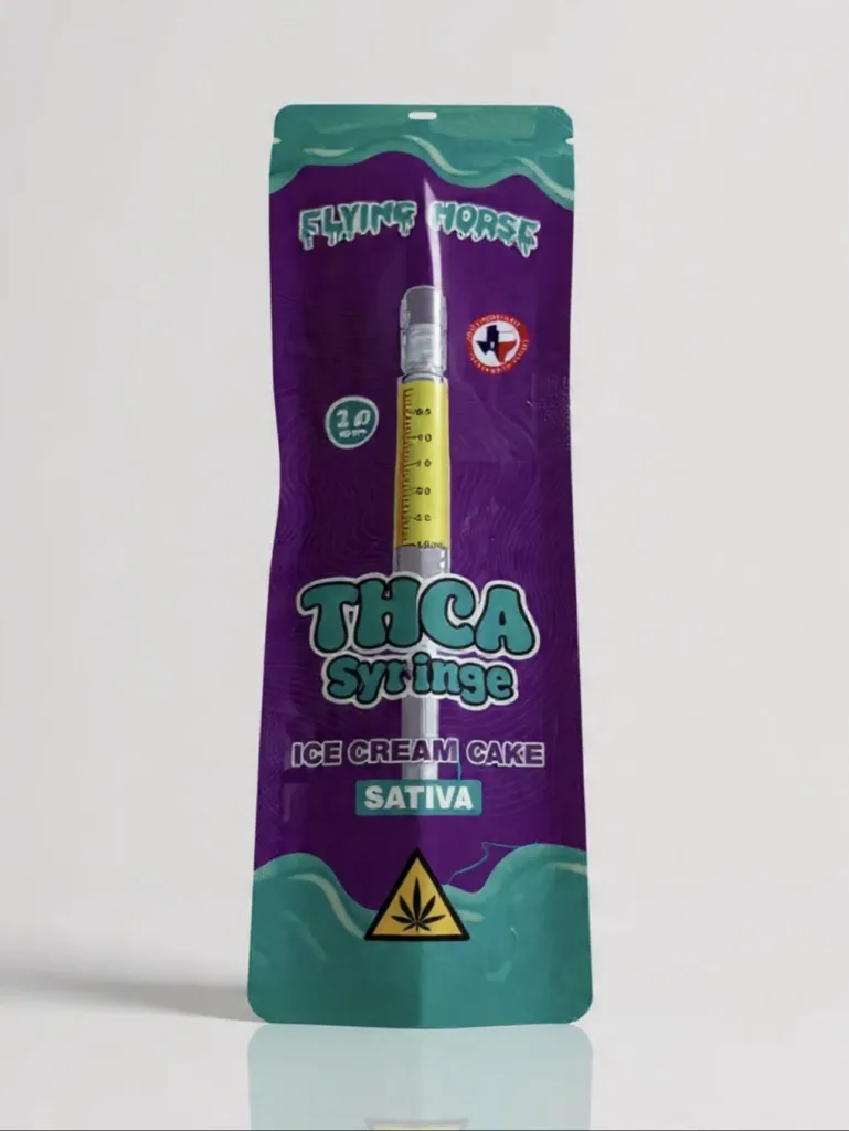 flaying horse | syringe = extracto recargable de dispositivo | thc a | 3 ml