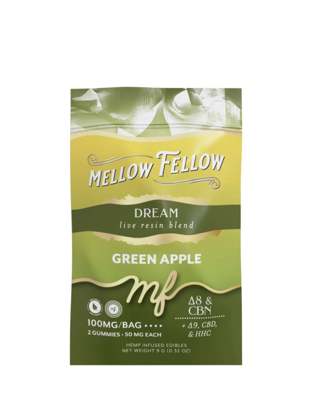 GOMITAS THC MELLOW FELLOW | 2 PIEZAS EUPHORIA/DREAM BLEND | 100MG - Imagen 7