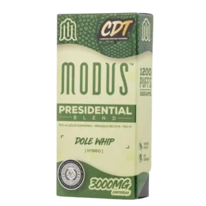 Modus Presidential | Cartucho Liquid Diamonds | 3000 mg | Delta 8- THCV photo review