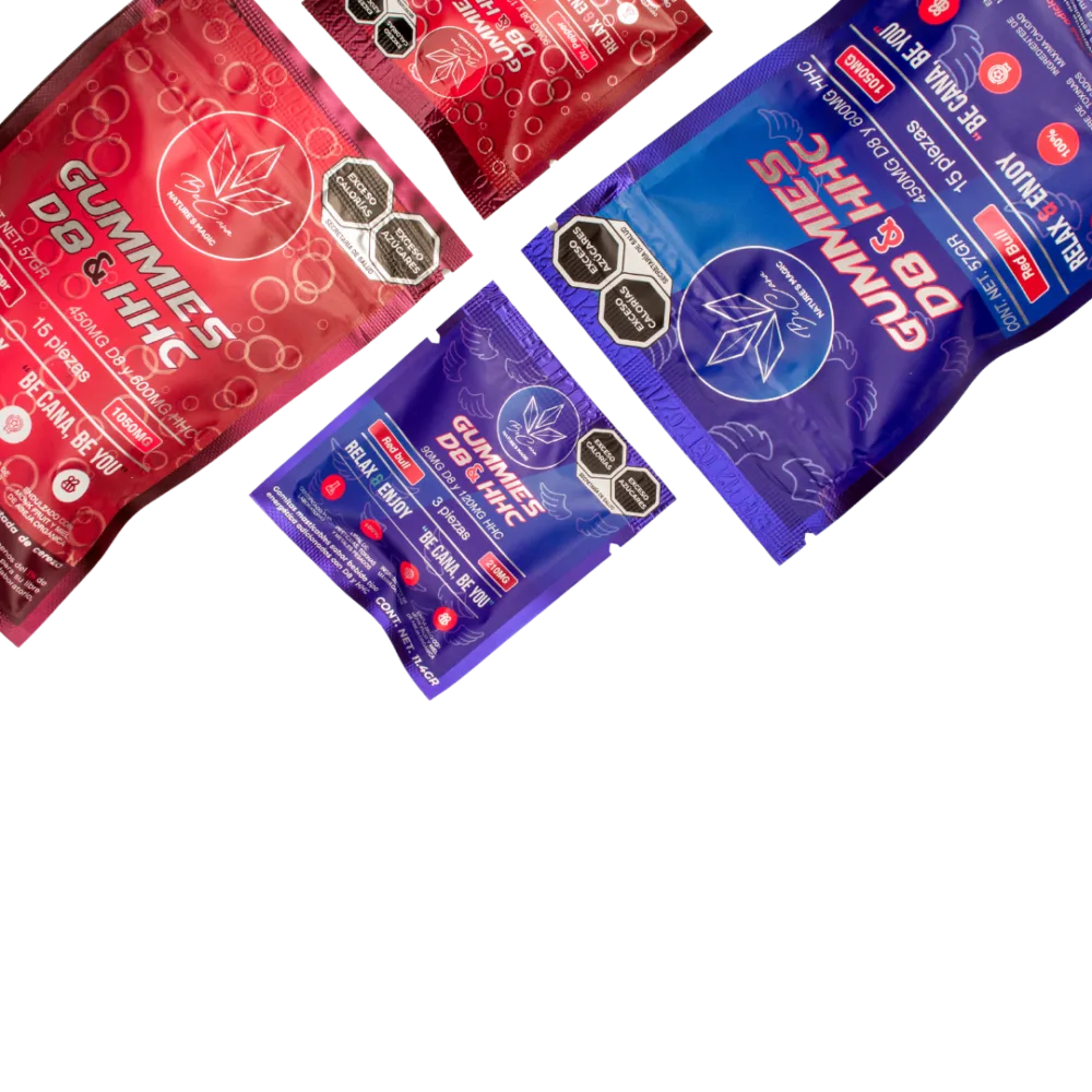 Be Cana | Gomitas Relax & Enjoy | Delta 8 + HHC | 1050 mg | 15 piezas ó 3 piezas - Imagen 3