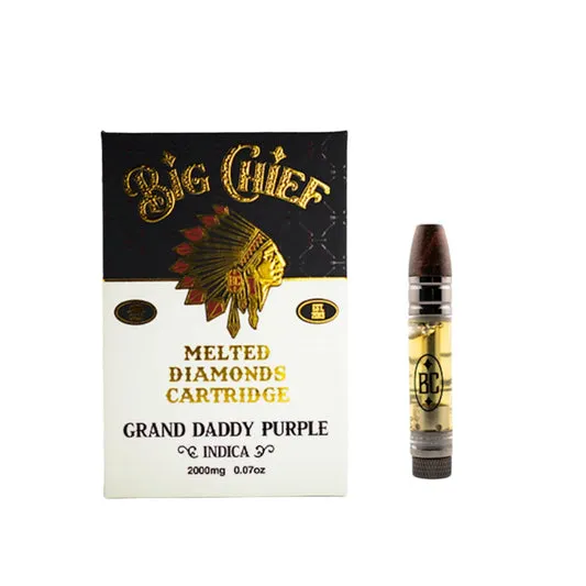 big chief melted diamonds thca thcp cartridge 2000mg 1216718467
