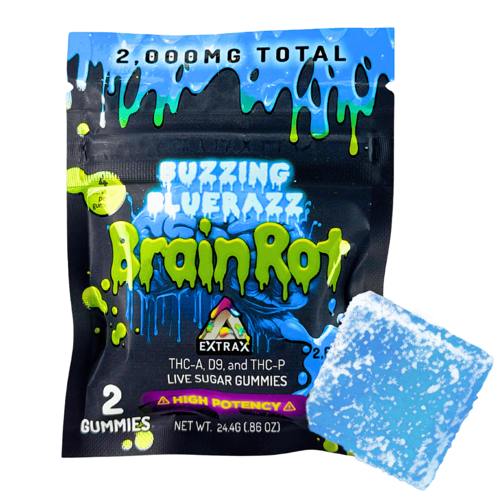 brain rot bluzzing bluerazz gummiees 06175