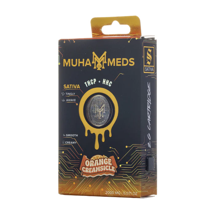muha meds thcp hhc 510 cartridge 2g orange creamsicle