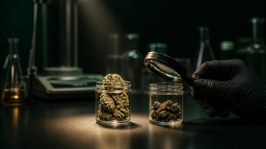 porcentaje thc calidad cannabis portada