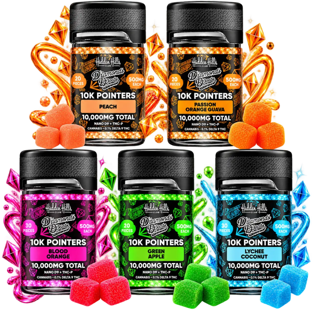 Colección brillante de gomitas premium