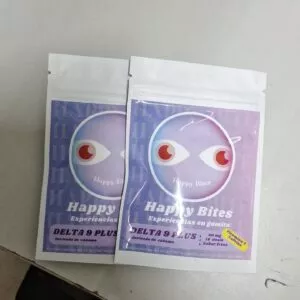happy bites aura plus + cafeína | 60 mg | 12 dosis delta 9
