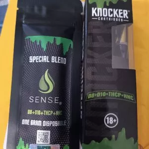 cartucho special blend knocker® | d8 + d10 + thc p + hhc | 1 gr | 1 ml | premium