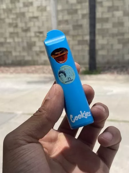 cookies | vape desechable hhc 1000 mg | 1 ml | pluma de wax 2 sabores en 1