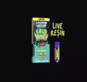 cartucho | looper lifted series live resin | hhc, hhc p, d8, thc p, thc o, thc h | 2gr