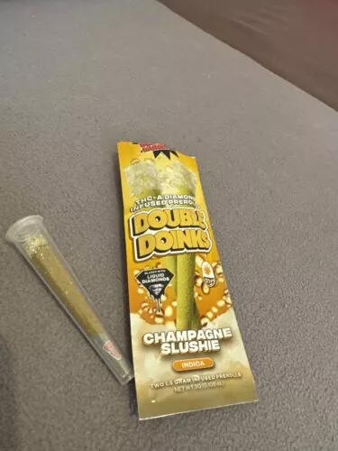 prerolados | delta munchies double doinks | thc a infusionado con diamantes | 2 piezas de 1.5g | 3 gr totales