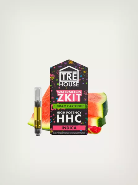 tre house | cartucho desechable | hhc | 1000 mg | 1 ml | watermelon zkit indica