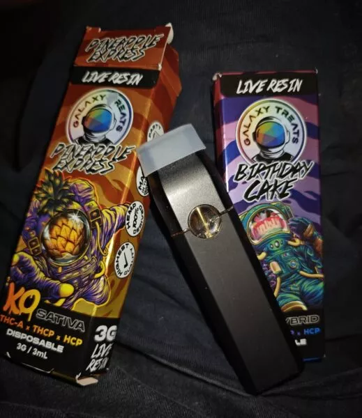 vape desechable | live resin | thc a + thcp + hcp | 3 gr | galaxy treats