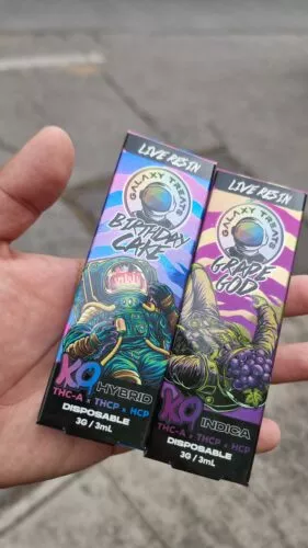 vape desechable | live resin | thc a + thcp + hcp | 3 gr | galaxy treats