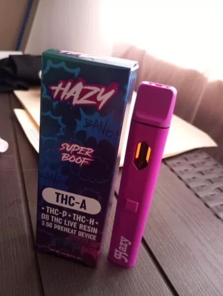 vape desechable | hazy extrax sucker punch | thc a + thc p + thc h + d8 | live resin terpenes | 3.5 gr