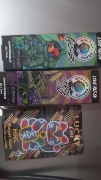 vape desechable | live resin | thc a + thcp + hcp | 3 gr | galaxy treats