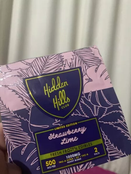 gomitas hidden hills | mezcla embriagadora | thc a ultra, thc b y d9 | 1000 mg | 2 piezas