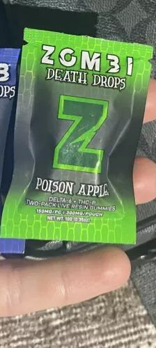 zombi | gomitas delta 6 thc, thc p + live resin | 300 mg | 2 piezas
