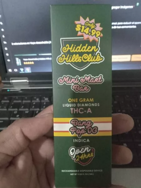 vape desechable | hidden hills | thca | 1 gr | calidad premium