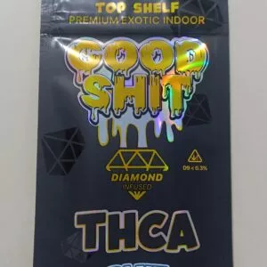 paquete de 5 prerolados | good shit | thca + diamantes | 1.5 gr c/u (total 7.5 gr)