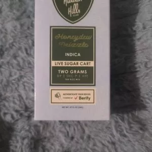 cartucho | hidden hills | d9, thc p, hte + live sugar | 2 gr | calidad premium