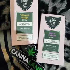 cartucho | hidden hills | vvs d9 + thca + thcp + liquid diamonds | 2 gr | calidad premium