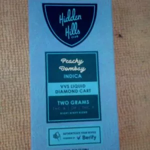 cartucho | hidden hills | vvs d9 + thca + thcp + liquid diamonds | 2 gr | calidad premium