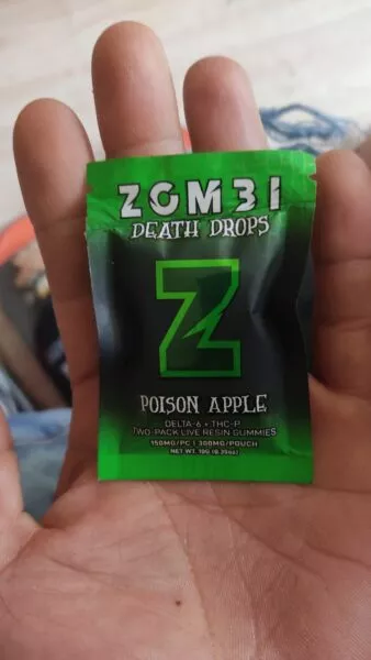 zombi | gomitas delta 6 thc, thc p + live resin | 300 mg | 2 piezas