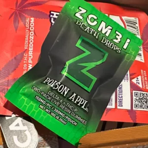 zombi | gomitas delta 6 thc, thc p + live resin | 300 mg | 2 piezas
