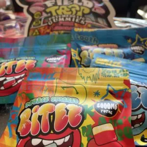 bitez gummies | delicioso chicloso con thca + delta 9 + thcp | 2000 mg | alta potencia | 2 piezas