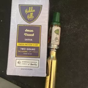 cartucho | hidden hills fresh frozen | thcb, thca ultra y d9 | 2 gr | calidad premium