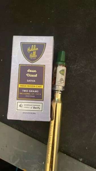 cartucho | hidden hills fresh frozen | thcb, thca ultra y d9 | 2 gr | calidad premium