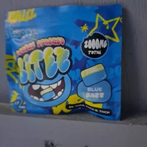 bitez gummies | delicioso chicloso con thca + delta 9 + thcp | 2000 mg | alta potencia | 2 piezas