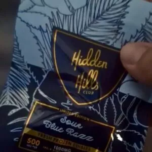 gomitas hidden hills | mezcla embriagadora | thc a ultra, thc b y d9 | 1000 mg | 2 piezas