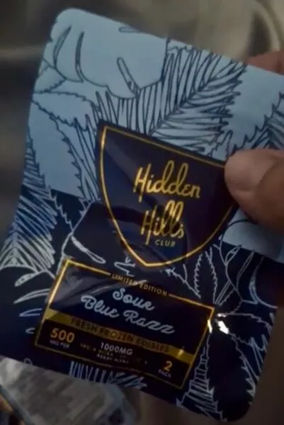 gomitas hidden hills | mezcla embriagadora | thc a ultra, thc b y d9 | 1000 mg | 2 piezas