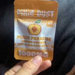 pixie dust | gomitas thc a + delta 9 thc + live resin | 1000 mg | 2 piezas