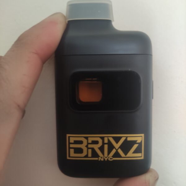 brixz vape desechable con pantalla led | d9p & thca | 7.10 mg | super silver haze sativa