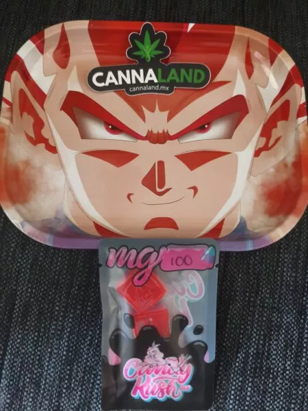 charola metálica vegeta