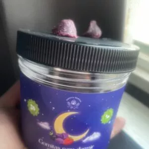 gomitas para dormir (cbd + cbn) | sabor mora fresa | esencia mental | 90 piezas