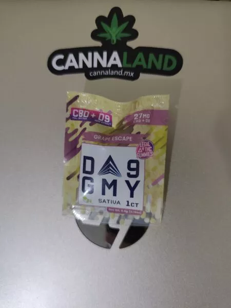 gmy | gomitas de cbd full spectrum + delta9 thc | 27 mg | 1 pieza