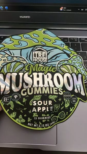 tre house | gomitas hongos mágicos | 60 gr | 15 piezas